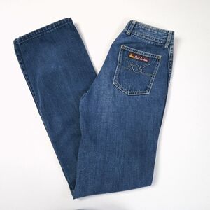 Paul Jordan Vintage Juniors Embroidered Blue Jeans 70s 80s Unicorn Label 24x33